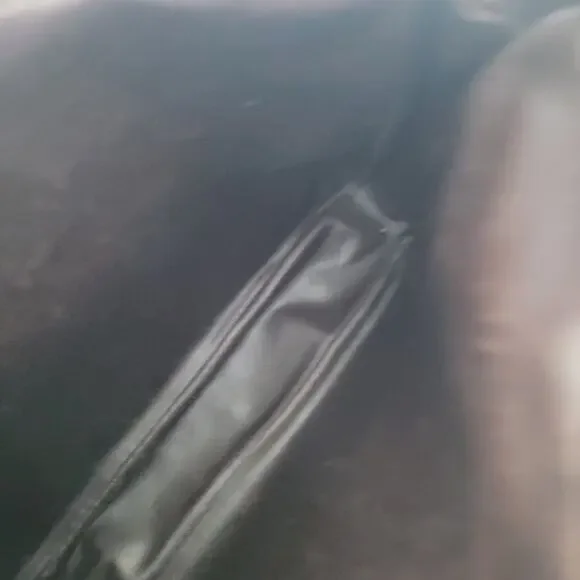 Mario Valentino Bag Clutch Unisex Vintage Pouch Zip Italian Brown Logo Handbag - Picture 4 of 12